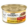 Image de 12 x85g Les Noisettes poulet, foie Gourmet - Nourriture pour Chat