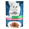 Image de 26x85g Gourmet Perle Les aiguillettes de truite, épinards - Pâtée pour chat