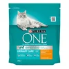 Image de 2x450g Urinary Care poulet, blé PURINA ONE croquettes pour chat