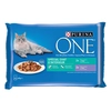 Image de 4x85g Chat d'Intérieur thon, veau Purina One - Pâtée pour chat