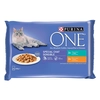 Image de 4x85g Chat Sensible poulet, thon Purina One - Pâtée pour chat