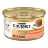 Image de 12x85g saumon Recettes raffinées Gold Gourmet - Nourriture pour Chat
