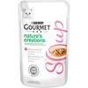 Image de 32x40g Mégapack Gourmet Soup thon, anchois - Pâtée pour chat