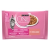 Image de 4x85g Purina One Junior saumon, carottes - Pâtée pour chat