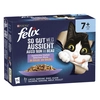 Image de 12x85g Felix "Aussi bon que beau" Senior sélection mixte - Pâtée pour chat