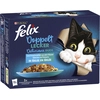 Image de 12x85g Felix Tendres Effilés Délicieux duos en gelée Poissons - Pâtée pour chat