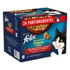 Image de 24x85g Felix Sensations gelée sélection de la campagne - Pâtée pour chat