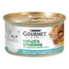 Image de 12 x 85 g Nature's Creation Grilled Gourmet thon, tomate & riz pour chat