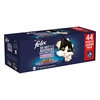 Image de 44x85g Felix "Aussi bon que beau" sachets en gelée poulet, boeuf, thon, saumon - Pâtée pour chat