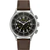 Image de Montre - BULOVA - 96A245 - Mécanique - Noir - Cuir Marron