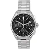 Image de Montre pour homme Bulova Lunar Pilot Archive Series, édition spéciale, chronographe, cadran noir, quartz 96K111, avec bracelet supplémentaire noir