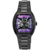 Image de Bulova Maquina Acier Inoxydable Multicolore Cadran Semi-Squelette Automatique 98A320 Montre Homme multicolore