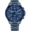 Image de Tommy Hilfiger, Montre, Banque, Bleu, (Horloge analogique, 46 mm)