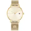 Image de Tommy Hilfiger, Montre, Thé, Or, (Horloge analogique, 35 mm)