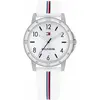 Image de Tommy Hilfiger, Montre, KIDS 1720014 Kinderuhr + BOX, Blanc, (Horloge analogique, 32 mm)
