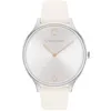 Image de Montre à Quartz Calvin Klein Bracelet en Cuir 38 mm Cadran Blanc Minimaliste Classique Étanche 30 m Montres pour Femmes 25200010 Regular Watch Box,White Dial 25200010