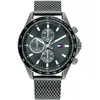 Image de Tommy Hilfiger, Montre, Miles, Gris, (Chronographe, Horloge analogique, 44 mm)