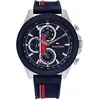 Image de Tommy Hilfiger, Montre, Clark, Bleu, (Horloge analogique, 46 mm)