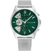 Image de Tommy Hilfiger, Montre, - Baker 1710647, Vert, Argent, (44 mm)