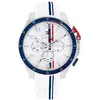 Image de Tommy Hilfiger, Montre, Cronografo al Quarzo, Bleu, Rouge, Blanc, Argent, (Chronographe, 46 mm)