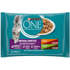 Image de PURINA ONE Difficult Appetite pour chat - poulet, dinde 4 x 85 g
