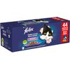 Image de 44x85g Mégapack Felix Tendres Effilés en gelée Sélection Mix - Pâtée pour chat
