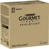 Image de PURINA GOURMETTM REVELATIONSTM Mousseline au Thon et saumon nappee de sauce - 4 x 57 g