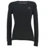 Image de Sous vêtements thermiques chaud Odlo T-shirt ml col rond active warm eco Noir Taille : XS