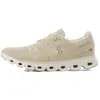Image de ON Cloud 6 Blanc Perle Baskets Femme 3WF10060755 38 beige