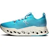 Image de On Cloudsurfer Max Chaussures de course confortables Baskets Femme Bleu 3WF30224289 37