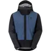 Image de Scott Sports, Hommes, Veste de cyclisme, Veste de pluie imperméable Vertic 2,5 couches (M), Bleu, Noir, M