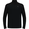 Image de Odlo, Hommes, T-shirt fonctionnel, Essential 1/2 Zip (M), Noir, M
