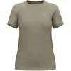 Image de Odlo, Femmes, T-shirt fonctionnel, Women's T-Shirt S/S Crew Neck Essential Seamless (L), Multicolore, Vert, L