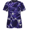 Image de Odlo, Femmes, T-shirt fonctionnel, Zeroweight Chill Tec Print T Shirt Crew Neck (S), Violet, S
