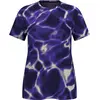 Image de Odlo, Femmes, T-shirt fonctionnel, Zeroweight Chill Tec Print T Shirt Crew Neck (L), Violet, L