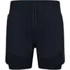 Image de Odlo, Hommes, Pantalon de ski de fond, X-Alp Trail 6" 2-In-1 Short (XL), Noir