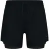 Image de Odlo, Hommes, Pantalon de ski de fond, Zeroweight 5" 2-In-1 Short (S), Noir