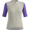 Image de Odlo, Femmes, Maillot de cyclisme, Women's Essential Heritage Print Shirt S/S FZ (M), Gris, M