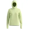 Image de Odlo, Femmes, T-shirt fonctionnel, Women's Mid Layer Hoody Essential Thermal (XL), Vert, XL