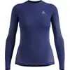 Image de Odlo, Femmes, T-shirt fonctionnel, Performance Warm Base Layer Langarmshirt (M), Bleu