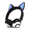 Image de Écouteur Pliable Clignotant Casque de jeu FOX Ear Lumière LED Hauteur 10cm-Noir