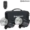 Image de Elinchrom Elc Pro HD 1000 - Kit double monolumière (Set), Flash studio, Noir
