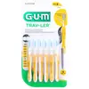 Image de GUM, Brossette interdentaire, SUNSTAR Trav-Ler ISO-Norm 4 1.3mm conic gelb (6x, 1.30 mm)