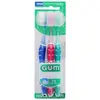 Image de Brosses à Dents-GUM Pro Brosse à Dents Medium 3 Brosses (Couleur : Bleu)