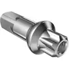 Image de Dt Swiss écrou De Rayon De Vélo Squorx Pro Head Pro Lock Anodized 100 Unités 1.8 x 15 mm
