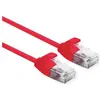 Image de Roline Câble patch UTP DataCenter cat.6A, LSOH, slim, rouge, 0,5 m (UTP, CAT6a, 0.50 m), Câble réseau