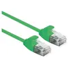 Image de Roline Câble patch UTP DataCenter cat.6A, LSOH, slim, vert, 0,5 m (UTP, CAT6a, 0.50 m), Câble réseau