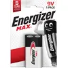 Image de Energizer Max Alcaline (1 pcs, 9V Block), Batteries + piles