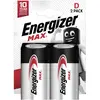 Image de Energizer Max Alcaline (2 pcs, D), Batteries + piles