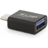 Image de LMP Adaptateur USB-C - USB-A (USB-A, 2 cm), Adaptateur données + vidéo, Noir